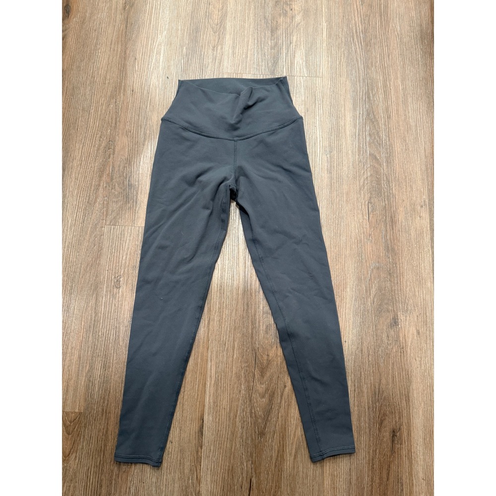 Alo Yoga High-Waist Airbrush Leggings Womens XS Anthracite Gray Activewear 4009 - Picture 3 of 8
